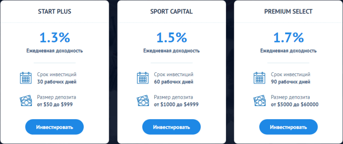 Piani di investimento del progetto SportLine