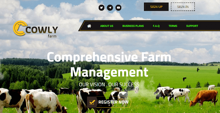 Обзор проекта Cowly Farm