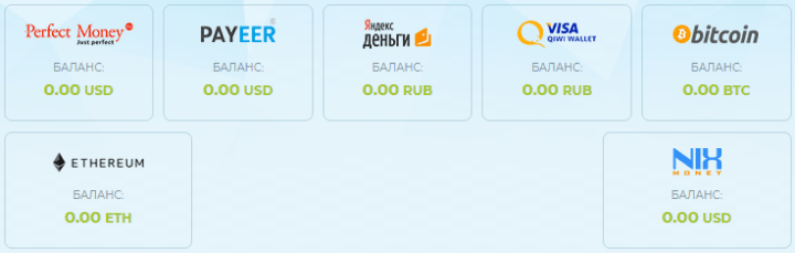 Платежные системы проекта Iglik Group