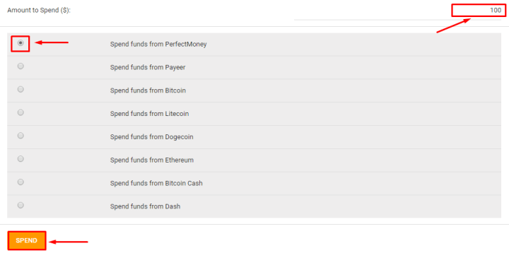 Создание депозита в проекте Trade Buzz