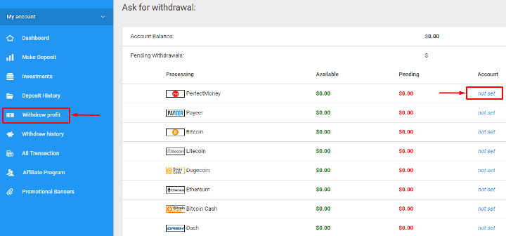 Payments in the Trade Buzz project