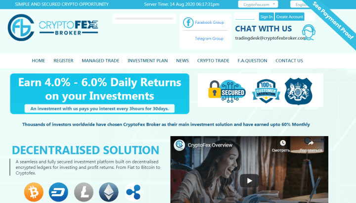 Обзор проекта Cryptofex Broker