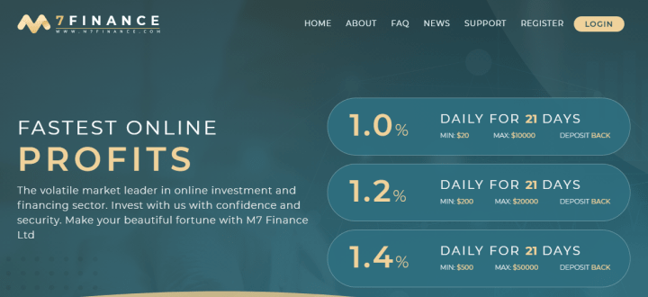 M7 Finance project overview