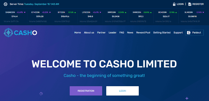 Обзор проекта Casho