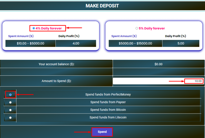 Making a deposit in the Finexgen project