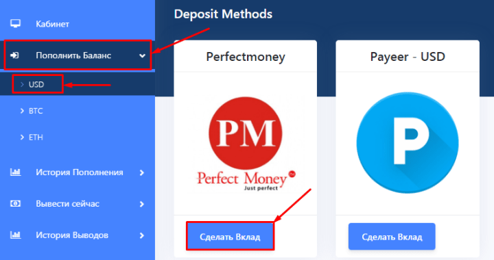 Balance replenishment in the FX Roboton project