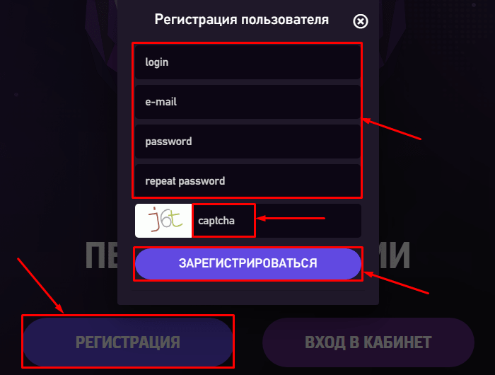 Регистрация в проекте Panther 2020