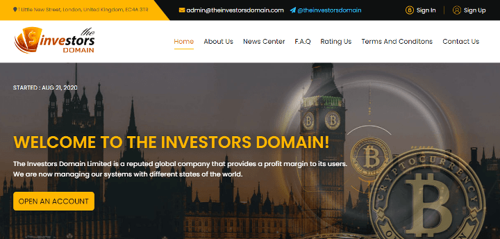 Обзор проекта The Investors Domain