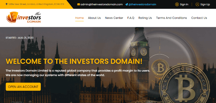 The Investors Domain project overview