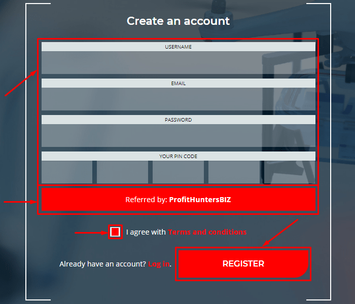 Registration in the Picus project