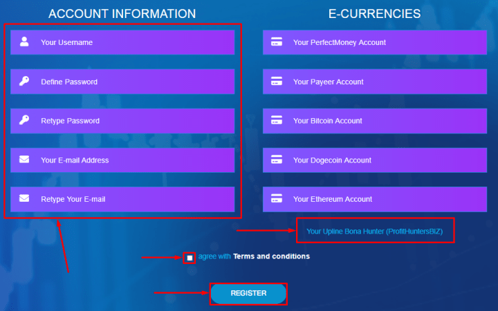 Регистрация в проекте Crypto Nash