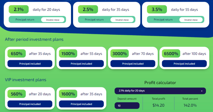 Investment plans of the DogeBox project