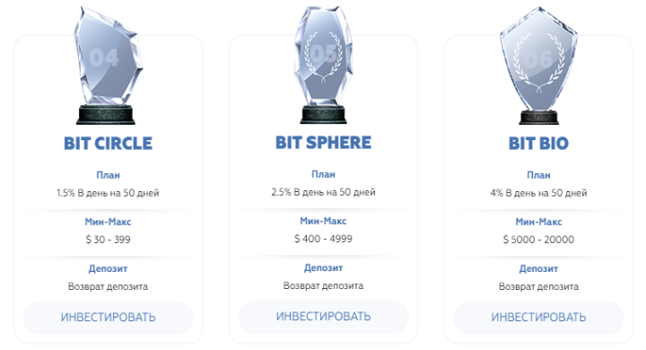 Investment plans of the Bitworld project