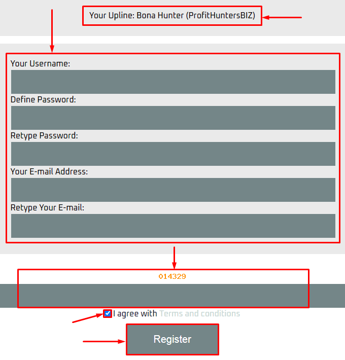 Registration in the Icar Digital project