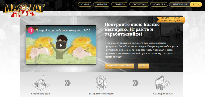 Обзор проекта Magnat Games