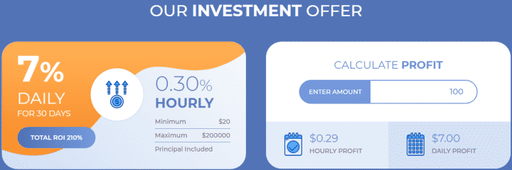 Crypticy project investment plan