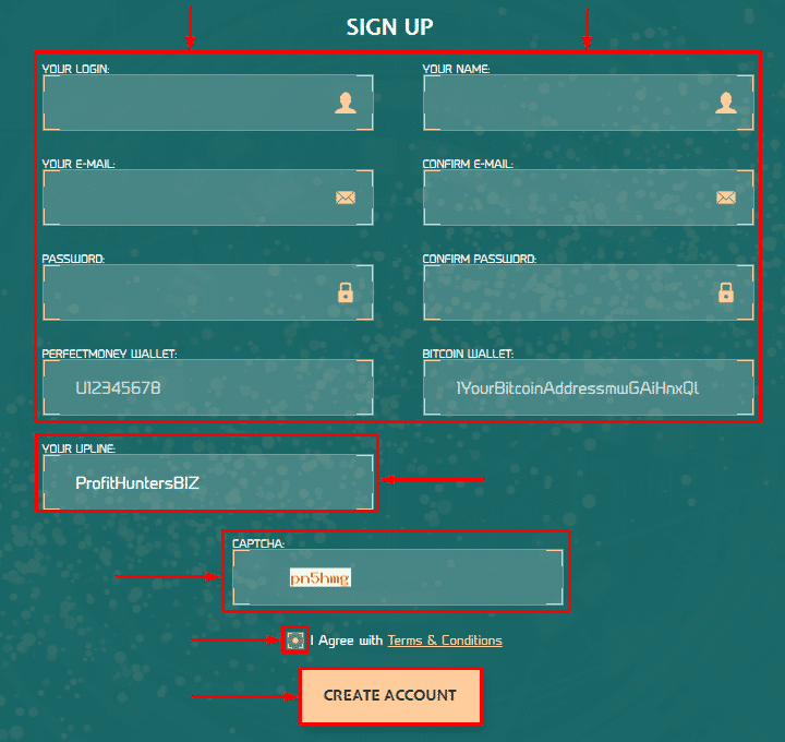 Регистрация в проекте Quantum Tech