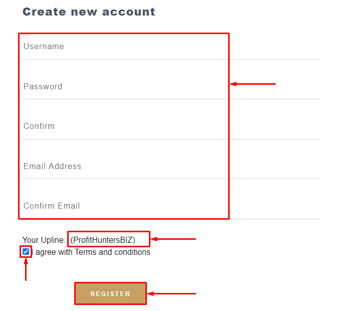 Registration in the Trustee project