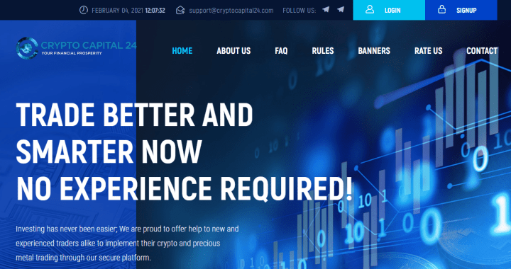 CryptoCapital24 project overview
