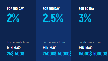 Investment plans of the CryptoCapital24 project