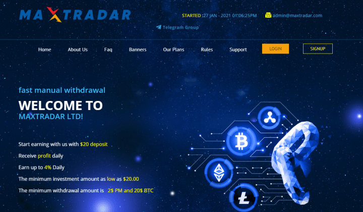 Обзор проекта Maxtradar