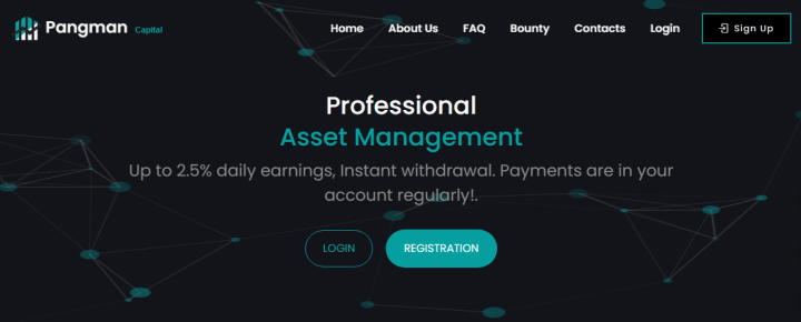 Обзор проекта Pangman Сapital