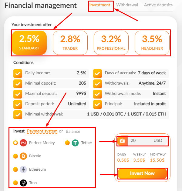 Vytvoření zálohy v projektu Pulsarbank