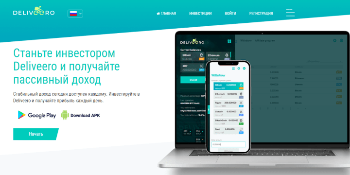 Обзор проекта Deliveero