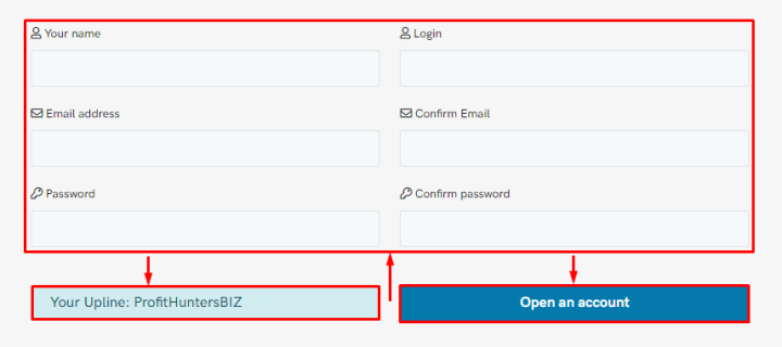 Registration in the XPS Finance project