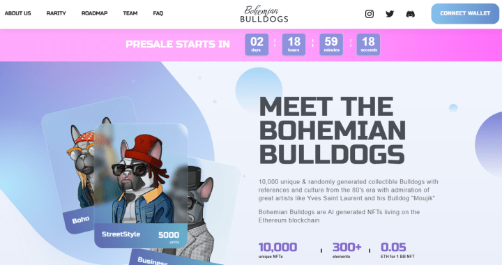 Bohemian Bulldogs NFT Project Review