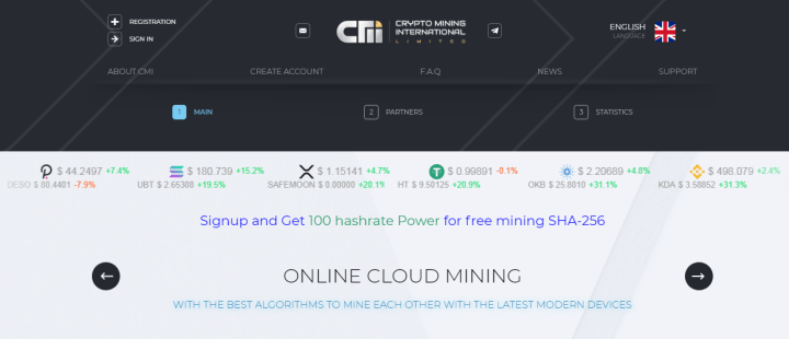 Обзор проекта Cmi-limited