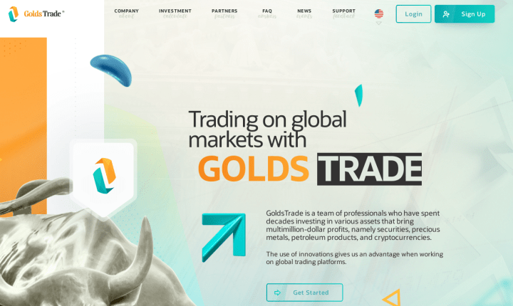 Przegląd projektu Golds Trade