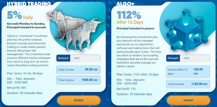 Investment plans of the Advanta Capital project