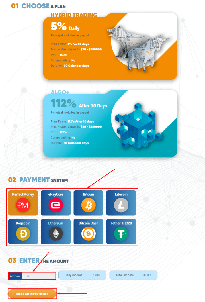 Making a deposit in the Advanta Capital project