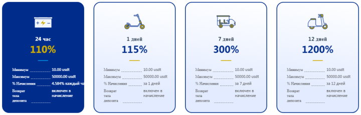 Investment plans of the Grenbitpm project