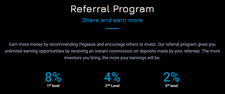Affiliate program of the Pegasus project