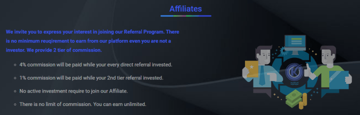 Affiliate program of the Kriptzone project