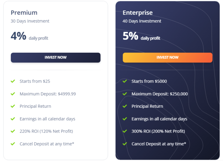 Investment plans of the Amc23 Ltd project