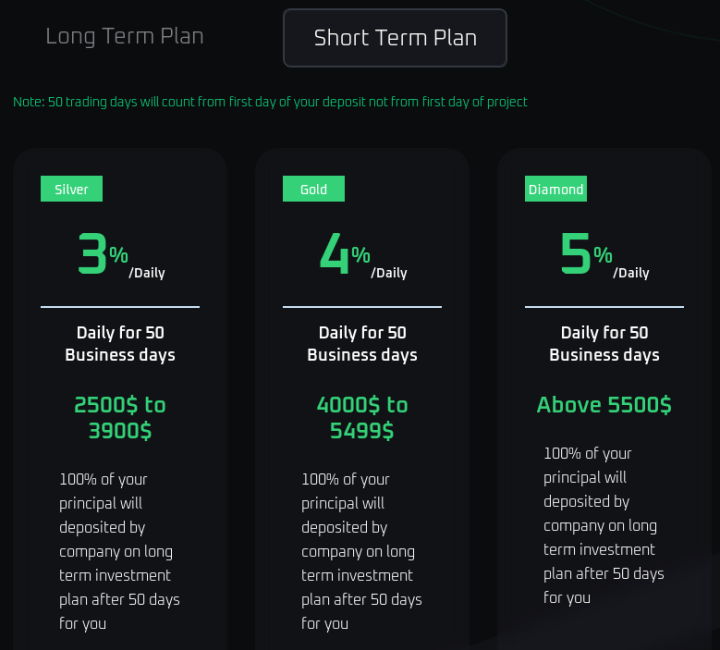 Investment plans of the Indelible Finance project