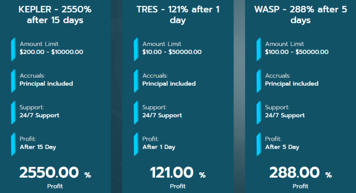 Investment plans of the Astrometa project