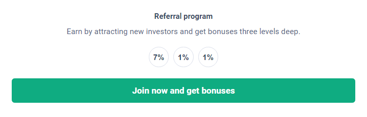 Affiliate program of the Pumpos project