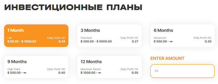 SafeAssets Investment Plans