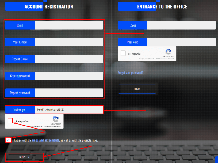 Registration in the Axtra project