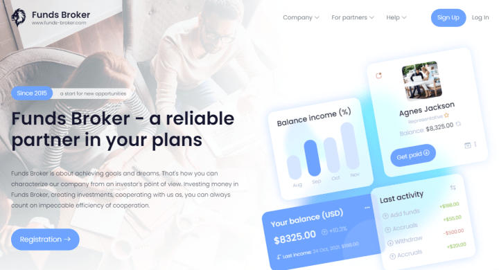 Обзор проекта Funds Broker
