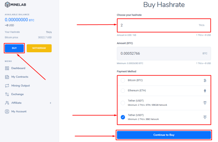 Создание депозита в проекте MineLab