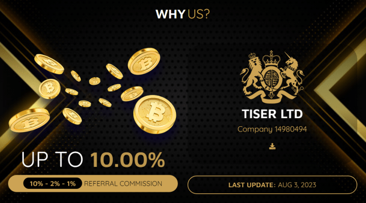 Affiliate program of the Tiser project