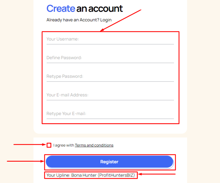 Registration in the Maqom project