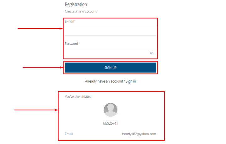 Rejestracja w projekcie SSS