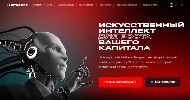 Обзор проекта Bitraider Обзор проекта Bitraider
